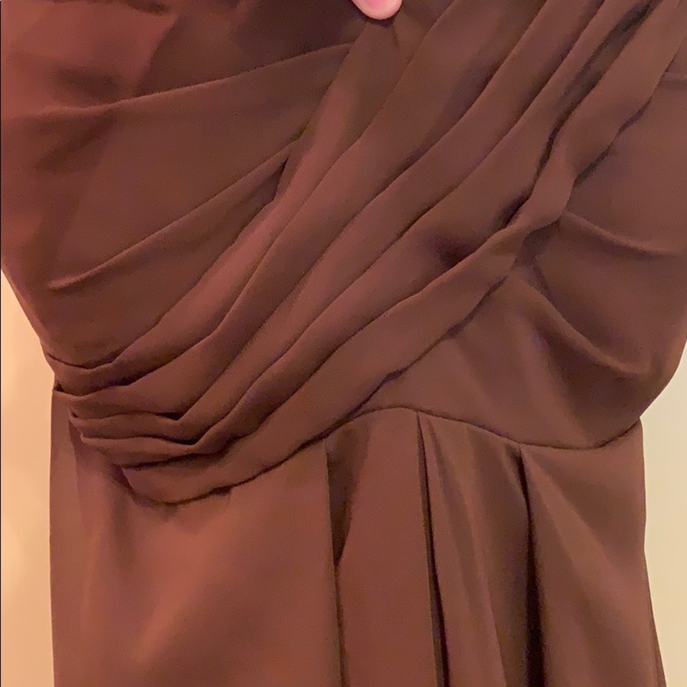 Dark brown wedding/prom dress